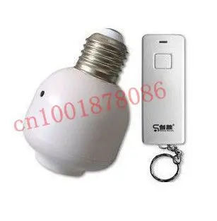 Free Shipping Remote Control Wireless Light Switch E27 Light Bulb Holder Adapter Bases