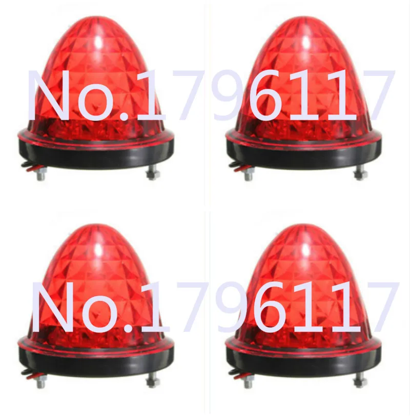 10x Truck Red LED 12V 24V Car Truck Trailer Rear Lights Caravan Side Marker Lights Clearance tail Lamp External lights