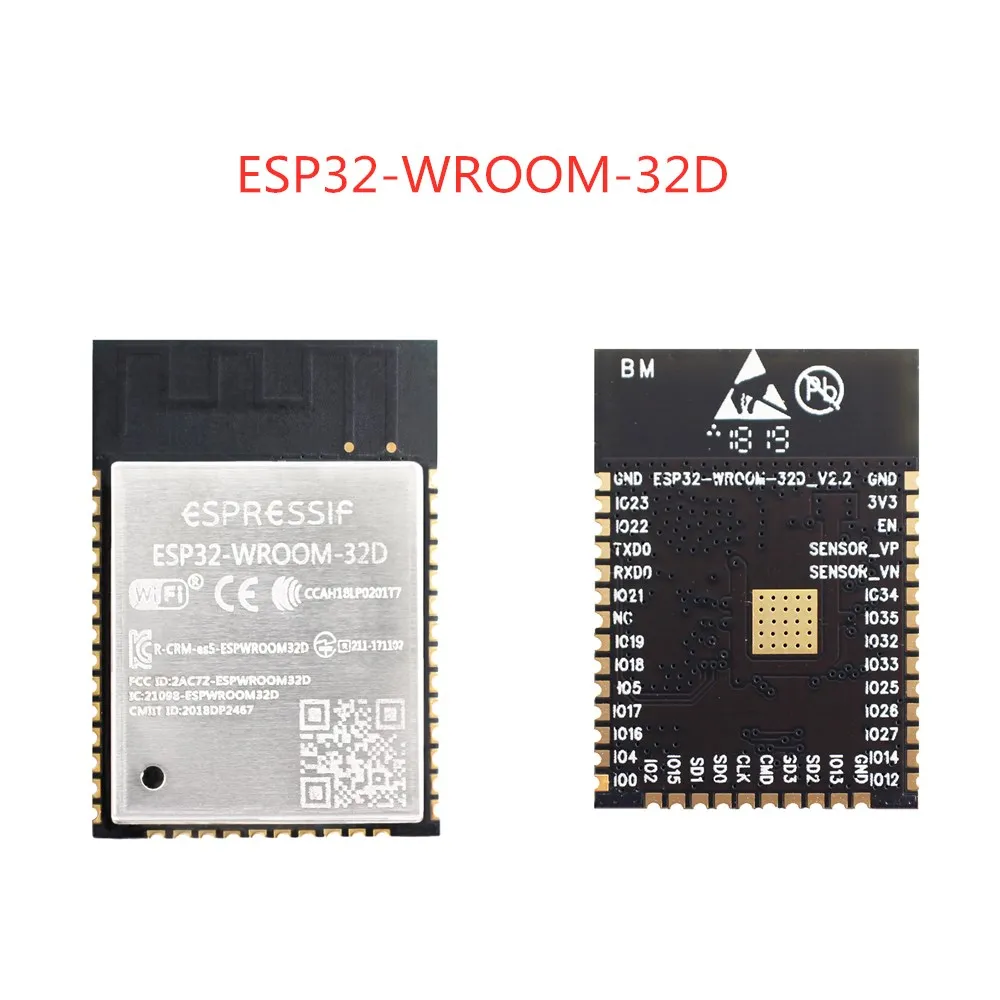 10PCS ESP32-WROOM-32D WiFi+Bluetooth module ESP32-D0WD 4MB/16MB  32Mbit