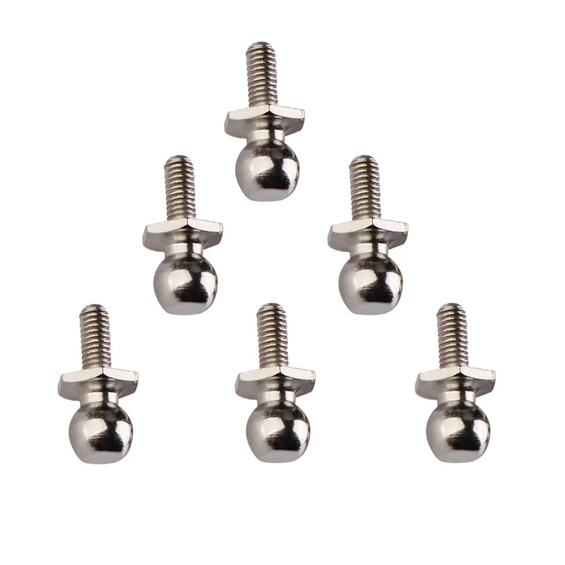 6Pcs Professional HSP Fasteners Screws 02038 Ball Head Screw For RC 1/10 Model Car Buggy Truck Spare Parts AA