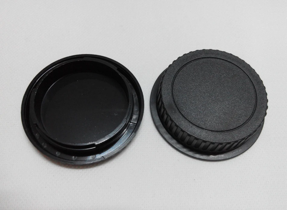 Dla Canon EOS EF/ef-s zestaw montażowy profesjonalna tylna pokrywa obiektywu + korpus aparatu osłona obiektywu NP3201