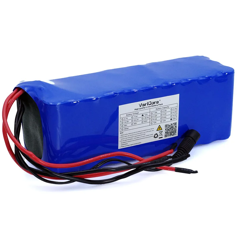 VariCore 12 V 20000mAh 18650 lithium battery miner\'s lamp Discharge 20A 240W xenon lamp Battery pack with PCB + 12.6V 3A Charger