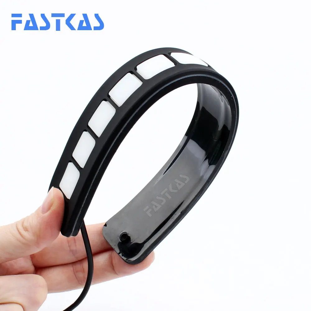 12v Daytime Running Light 100% Waterproof COB LED Day Light Fog Light Turning Signal Flexible Cars Running Lights for Motor ATV