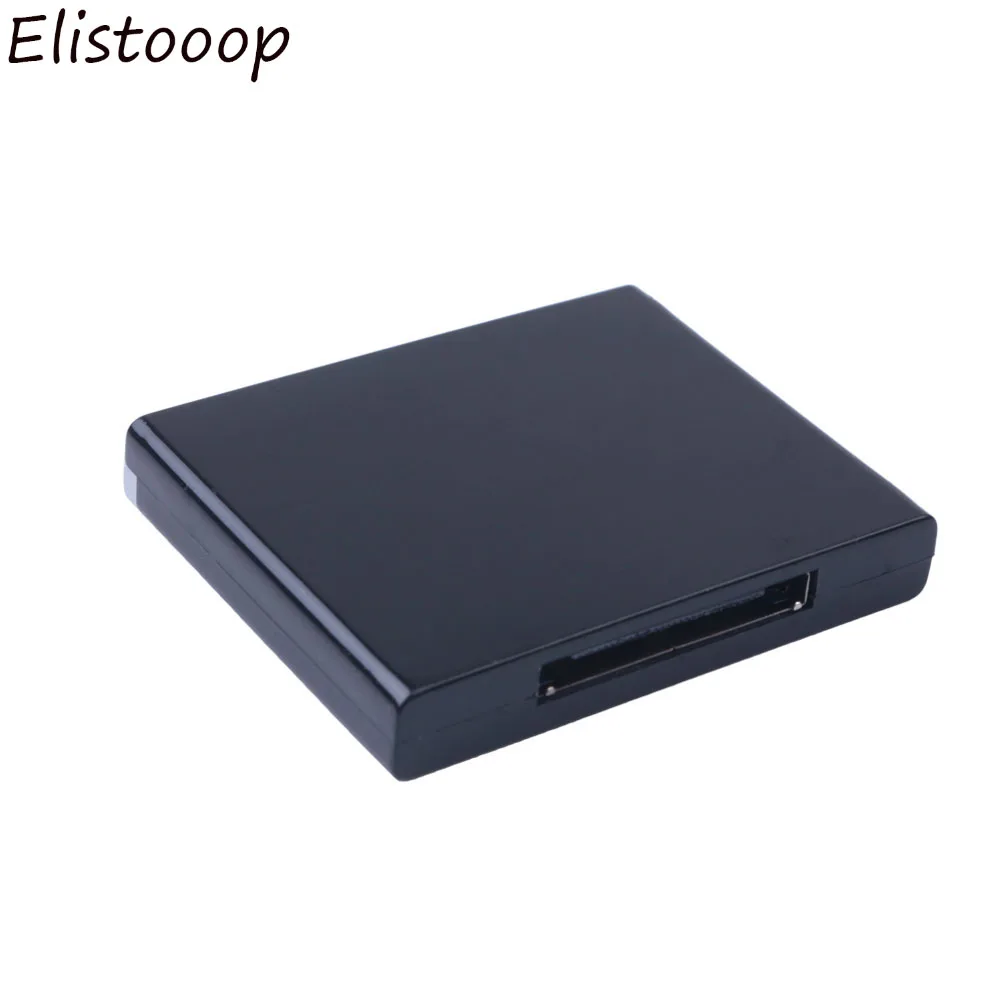 A2DP Bluetooth-compatible Music Audio 30 Pin Receiver Speaker Dock Black Audio Music Receiving Adapter for iPhone for iPod
