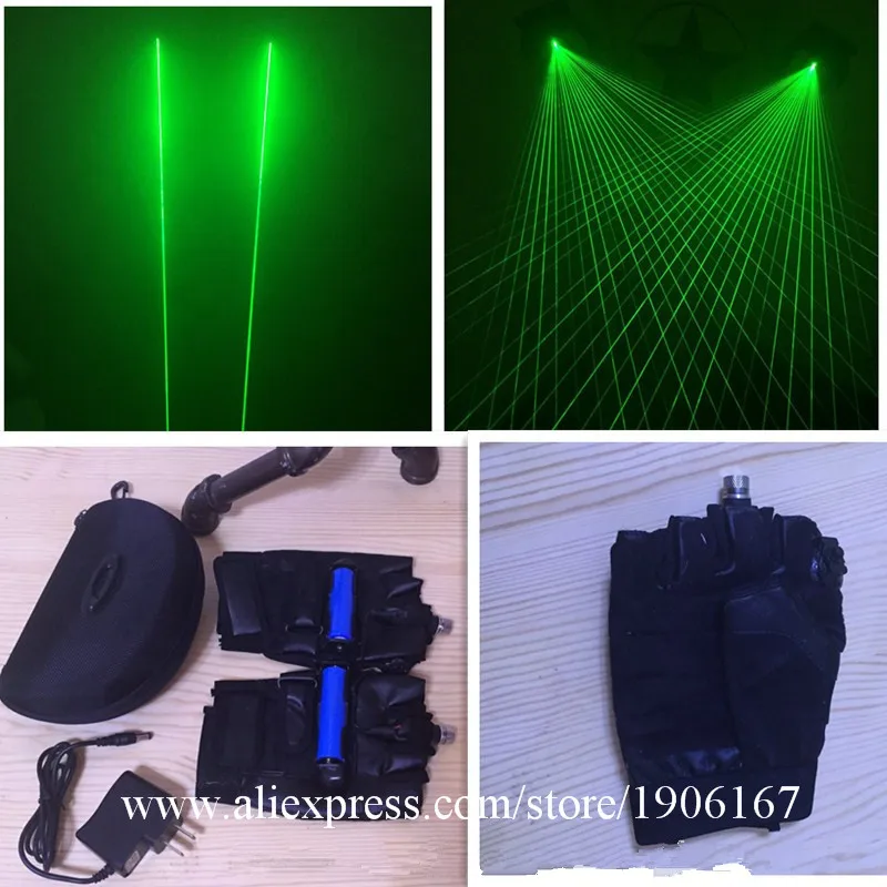 

New Arrived Christmas Laser Gloves Green Laserman Gloves For Stage Laser Show Halloween Party Free Shipping