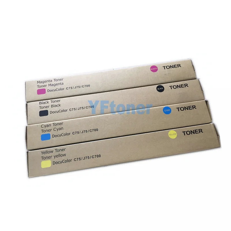 YFTONER JAPAN TONER POWDER For Xerox Docucolor 700 J75 C75 DC700 700i Color Printer Toner Cartridge