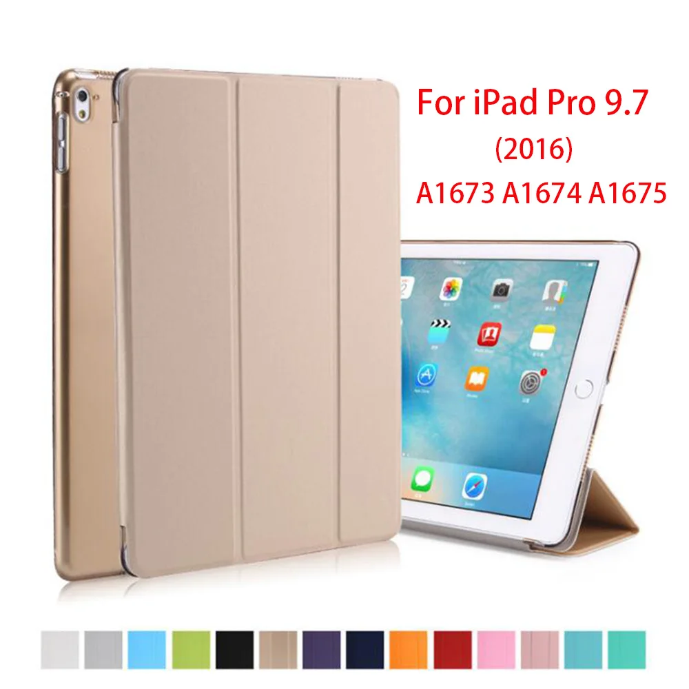 For Apple iPad Pro 9.7 inch Case, 2016 Release Ultra Slim Pu Leather Magnet Wakt UP Sleep Smart Cover for iPad Pro 9.7 Case