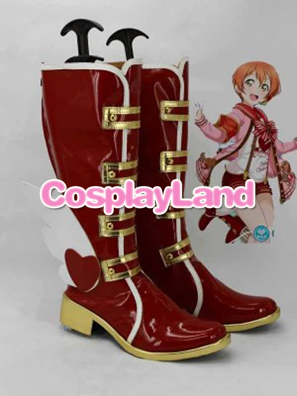 

Customize Boots Love Live ! Awakening of Valentine Hoshizora Rin Cosplay Boots Cosplay Costume Anime Party Shoes