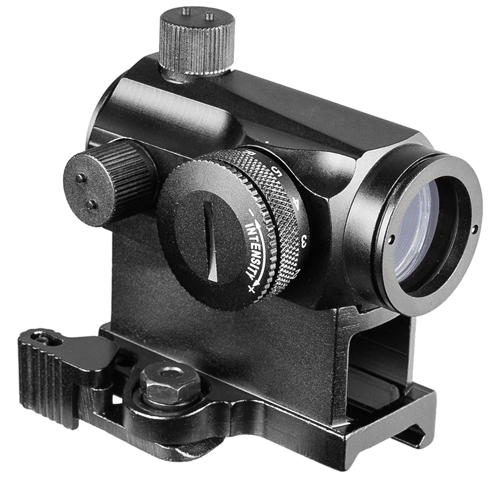 1X20 Hollow Plate Rifescope Sight Illuminated Sniper Red Green Dot Sight With Quick Release Red Dot Scope Hunting