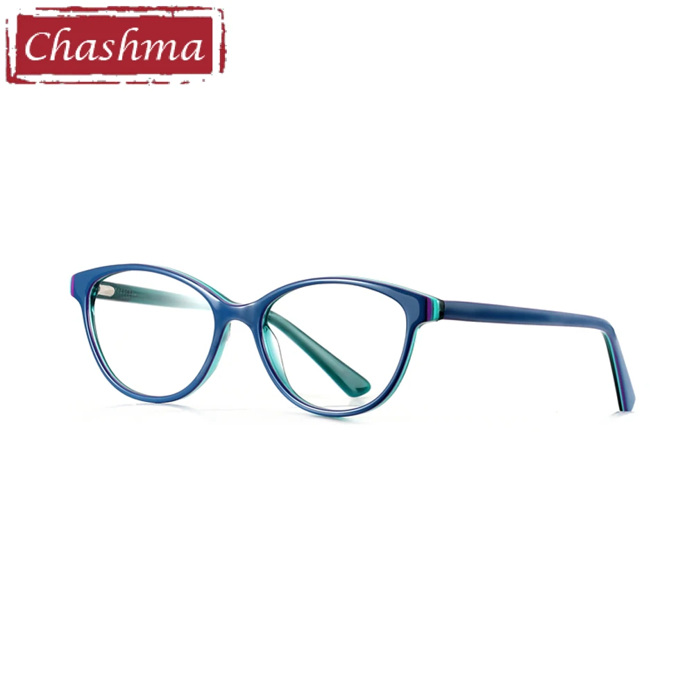 Chashma ماركة مادة الأسيتات الاطفال النظارات الاتجاه أنيق طالب وصفة طبية النظارات الإطار الطفل النظارات البصرية العين