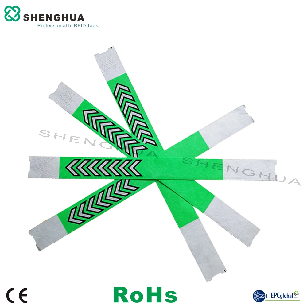 200 stücke Armband Label UHF-Tags Marathon Smart Tyvek Wasserdicht für Rennen Timing System