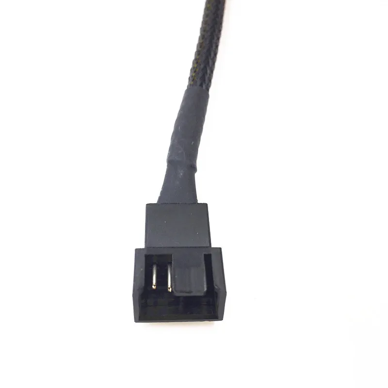 Новый 4-контактный разъем вентилятора PWM для материнской платы, компьютерный чехол, Удлинительный кабель питания для процессора, чехол для компьютера, черный Удлинительный кабель питания вентилятора