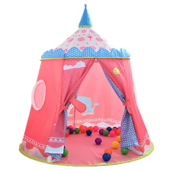 High Quality Outdoor Fun Sports Toy Play Tent Princess Castle Tent Baby Kids Children Portable Indoor Outdoor Playhouse