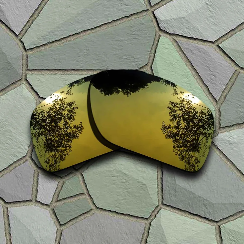 Yellow Golden Sunglasses Polarized Replacement Lenses for Oakley Gibston