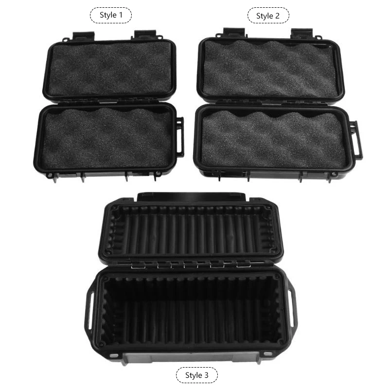 Waterproof Airtight Watertight Storage Container Dry Box Seal Bottle Case For Pill Capsule Fob Emergency Medicine Match Battery