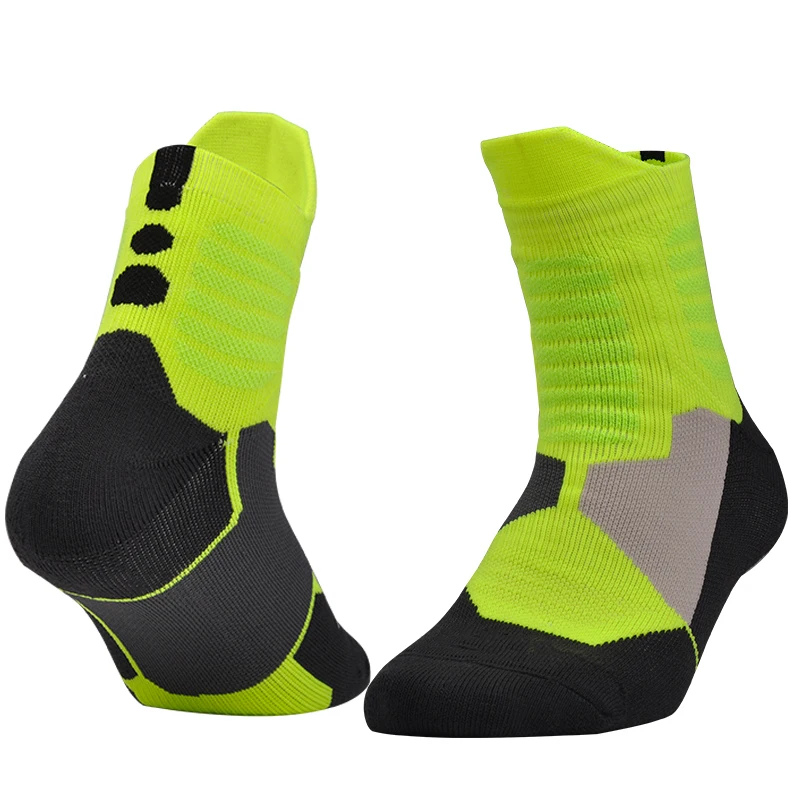 Brothock basketball socks stockings professional elite tight training towel thick sweat-absorbent sports socks male stockings