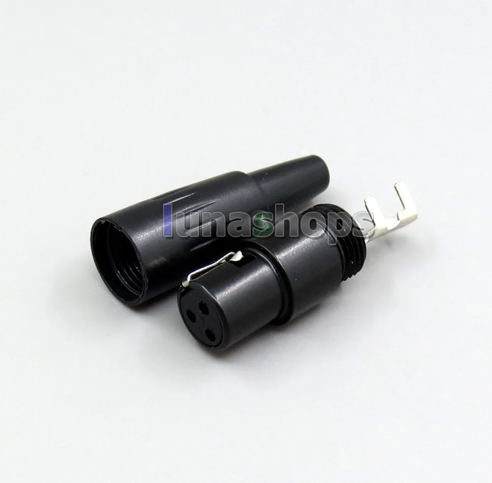 LN006268 Black Headphone Mini XLR 3 Pin For   K271 K272 K240 K242 Q701 K141 K171 K181 Q701 K271S K271MKII K240S