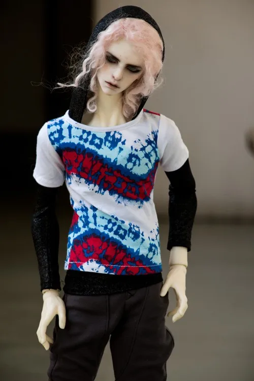 

1/3 1/4 scale BJD clothes accessories Short-sleeved T-shirt doll for BJD/SD EID doll.Not included doll,shoes,wig and other 0537