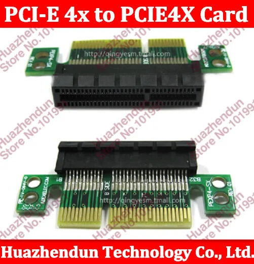 PCI-E 4x PCI-E 4X adapter card riser board pci-e x4 slot Card 5pcs/lot