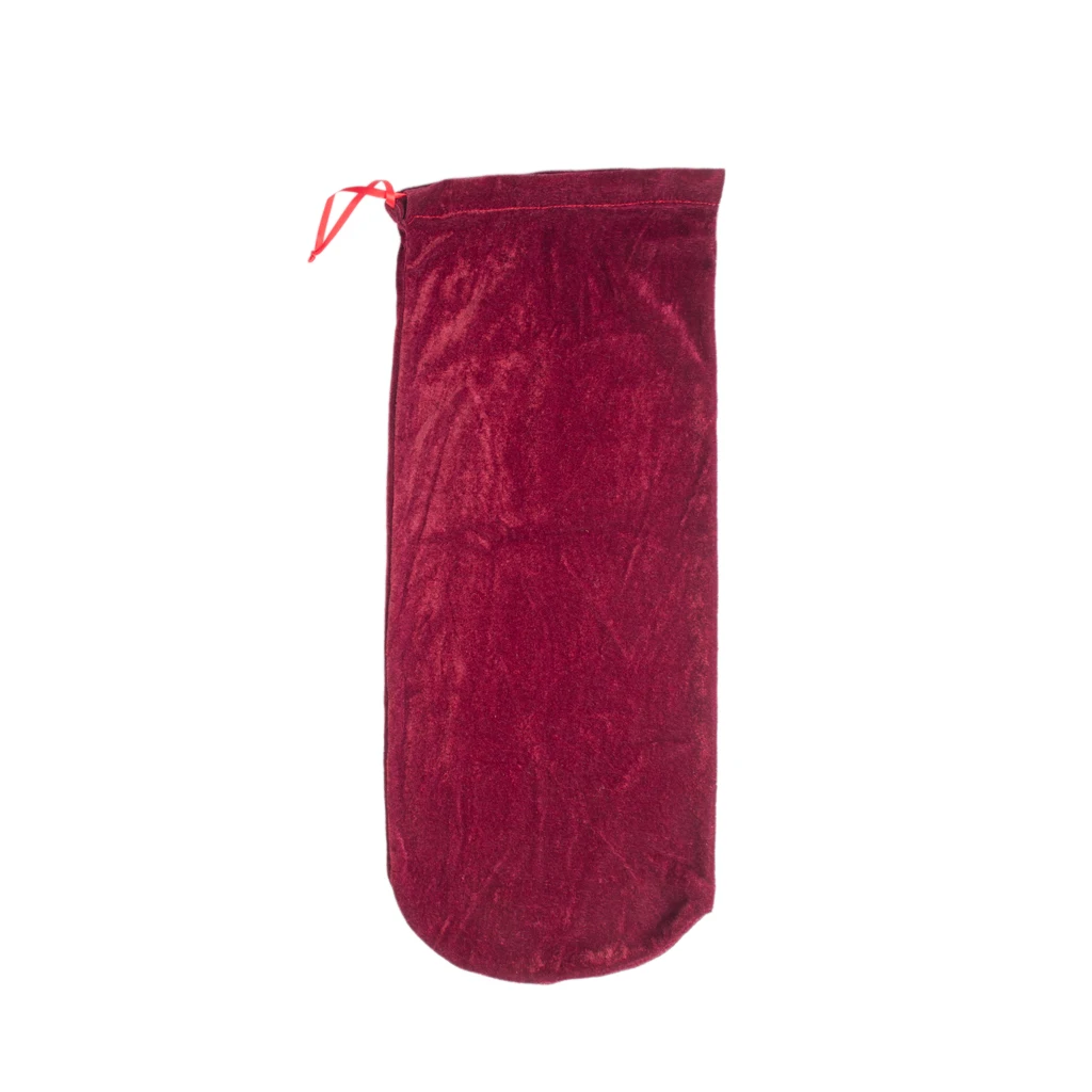 Violin Bag Dust Cover Satin Fabric Protective  With Drawstring For 1/2 1/4  Red Color  Against  Accessories