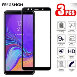 Full Cover Tempered Glass For samsung A5 A6 A7 A8 Plus 2018 Protective Film glass For Samsung galaxy J4 J6 J8 2018 Protection 9h