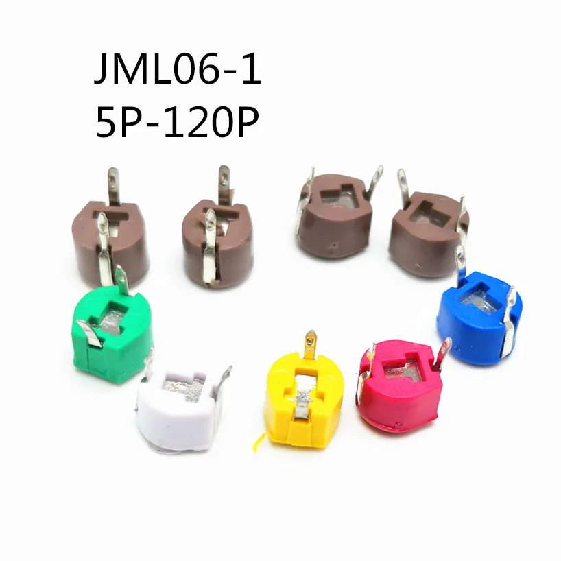 20Pcs/lot original JML06-1-10P 10pf 6mm JML06-1 DIP trimmer Adjustable capacitor