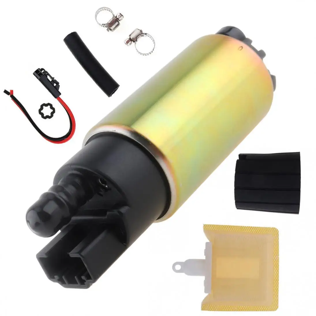 255LPH 12V Auto High Flow Electric Fuel Pump with Filter Installation Tool for Toyota/Suzuki/Honda/Jeep/KIA/Hyundai/Mitsubishi