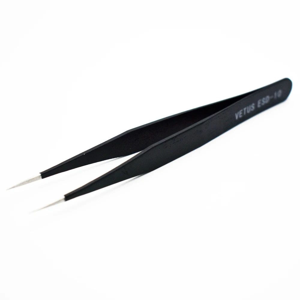 VETUS ESD-10 Tweezers Safe Anti-static BGA Precision Electrostatic Tweezers