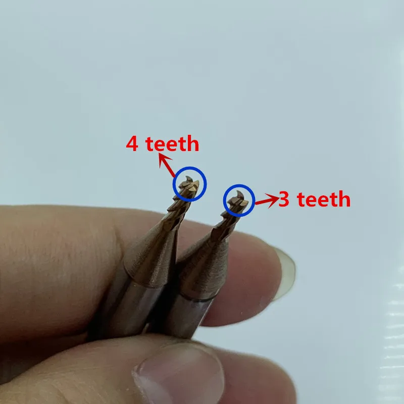 Miracle A5/A7/A9/SEC-E9/E9z/Alpha/Beta End milling cutter in carbide 2.0mm x 6.0mmx40L (5pcs) Good Quality