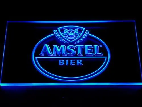 024 Amstel Beer Bar letreros de luz LED de neón con interruptor de encendido/apagado, más de 20 colores, 5 tamaños a elegir