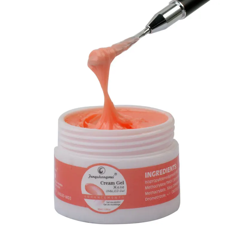 Fengshangmei 16 Colori Gel per le Estensioni Del Chiodo impregna fuori dallo smalto Del Gel Del Costruttore di Spessore Gel per le Estensioni Del Chiodo Trasparente 15 ml