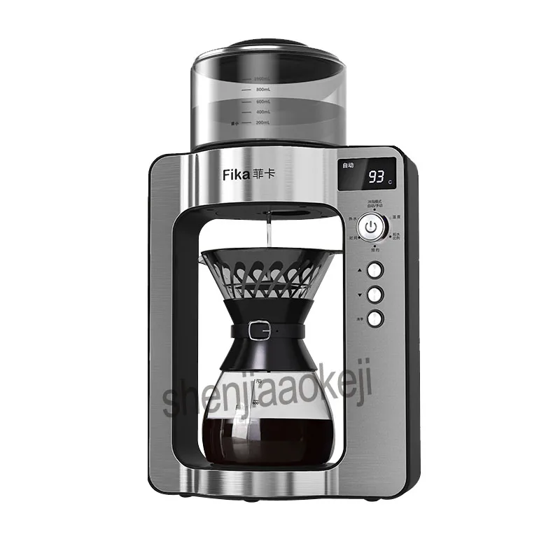 ماكينة القهوة التجارية المقلدة اليدوية المصنوعة من الفولاذ المقاوم للصدأ ماكينة القهوة الذكية الأوتوماتيكية وعاء القهوة من النوع الأمريكي