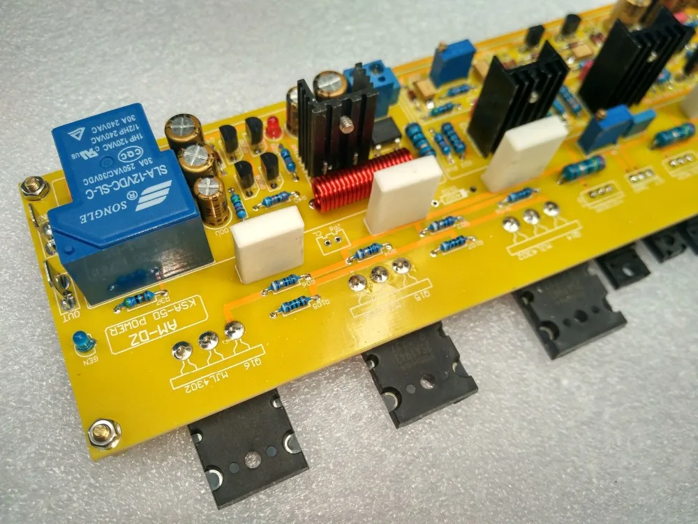 KRELL KSA50 amplifier circuit 50W 2SC5200/2SA1943 +2SC2073/2SA940 +2SC5171/2SA1930 Tube Class A Pure after class amplifier board