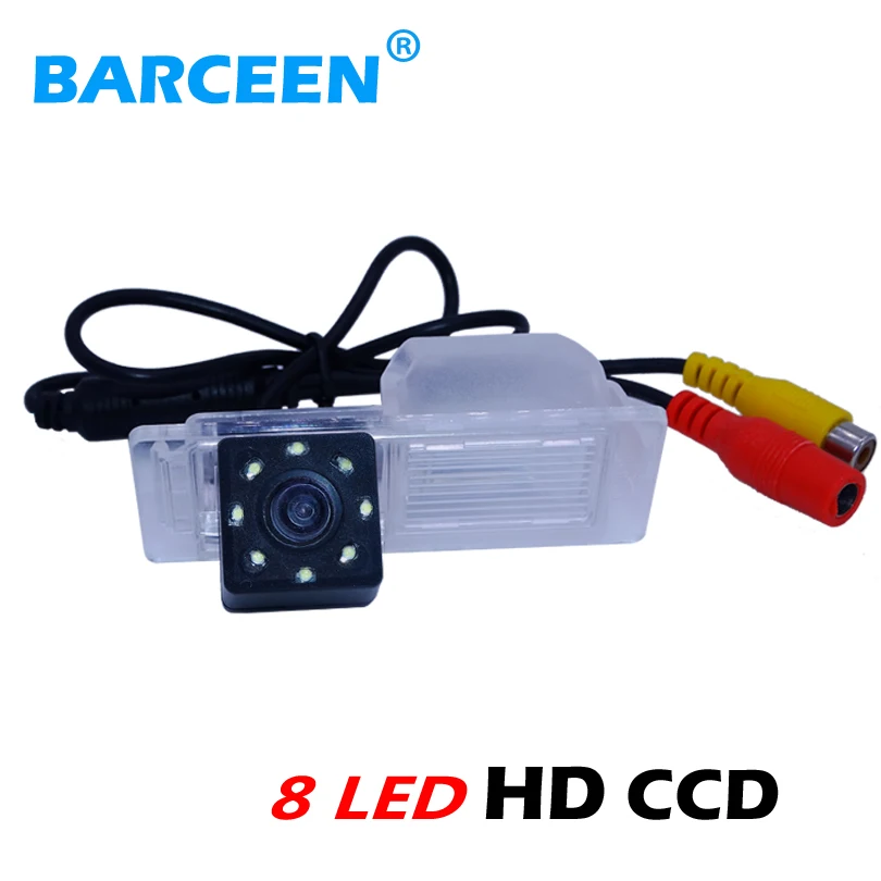 8 LED lights +shock-proof +water-proof +glass lens material +wire car auto parking camera for Chevrolet Cruze hatchback