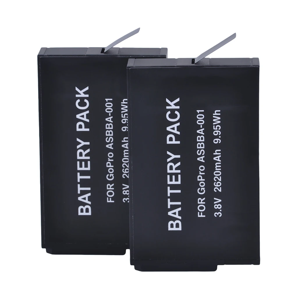 Batmax 2 cái 2720 mAh GoPro Fusion Pin Batteriers + USB Kép Sạc đối với Gopro Fusion Độ Action Máy Ảnh