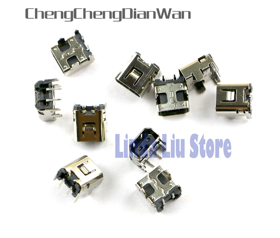 50pcs 200pcs High Quality Charging Port Replacement For Wii U Gamepad Power Charger Socket for WIIU