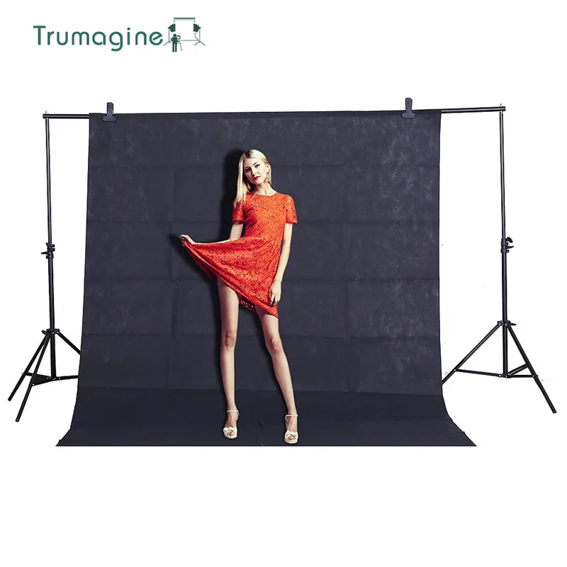 1.6X3M/5.2X9.8Ft Black Shooting Screen Photo Background Chroma key Backdrop Fotografia Photography Studio Non Woven Cloth