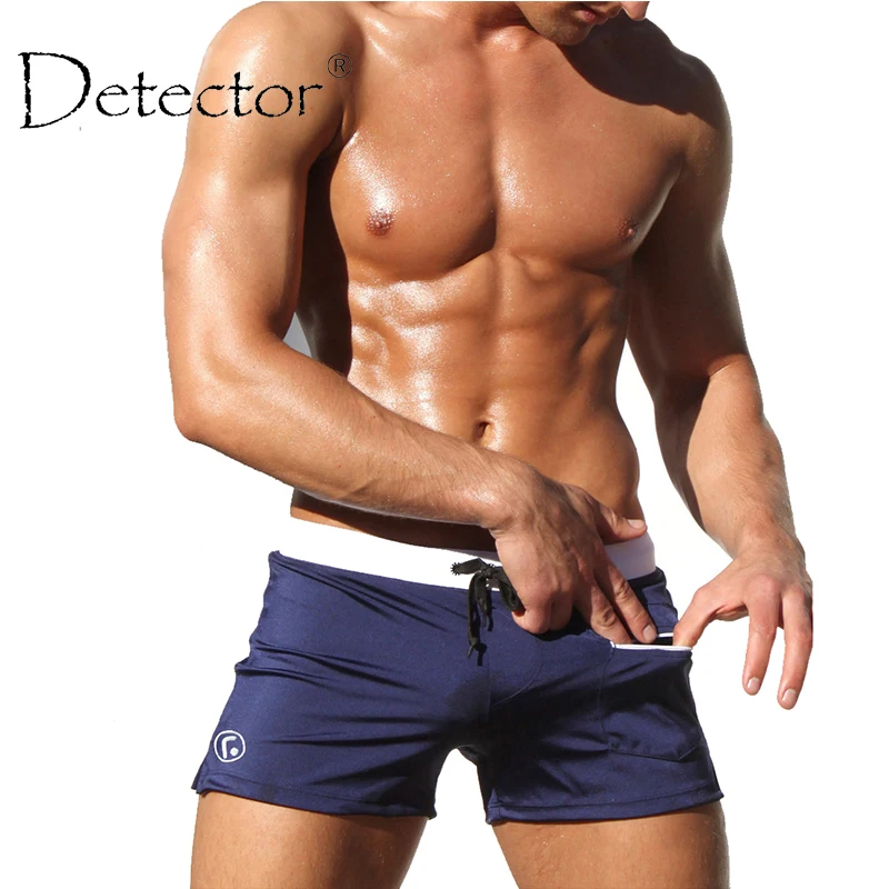 

Detector Hot Swimwear Men Breathable Men's Swimsuits Swim Trunks Boxer Briefs Sunga Swim Suits Maillot De Bain Beach Shorts