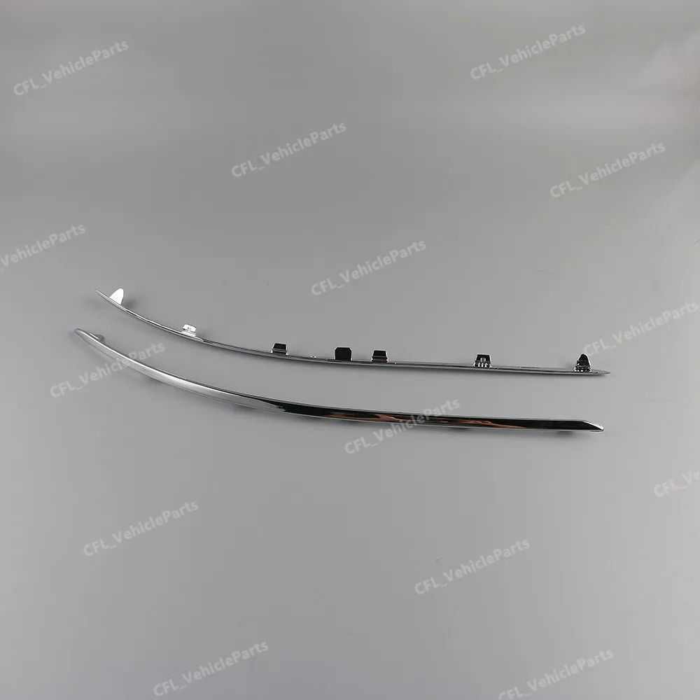 Front Bumper Chrome Trim Molding Left Right 2048850821 2048850721 For Mercedes-Benz W204 C300 C350 2008 2009 2010 201