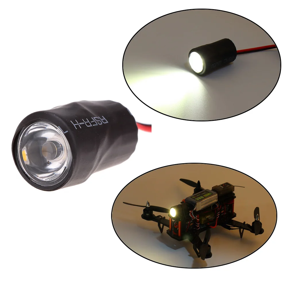 FPV RC LED Lamp Searchlight Headlight 7-17V 3W Night Navigation for QAV250 Tarot 250 ARRIS FPV Drone