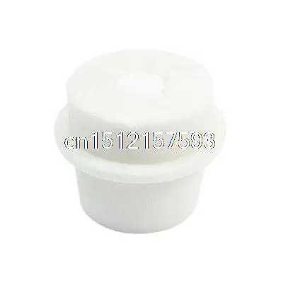 40mm-45mm 27mm Hole Dia Conical Flask Silicone Stopper Plug Beige