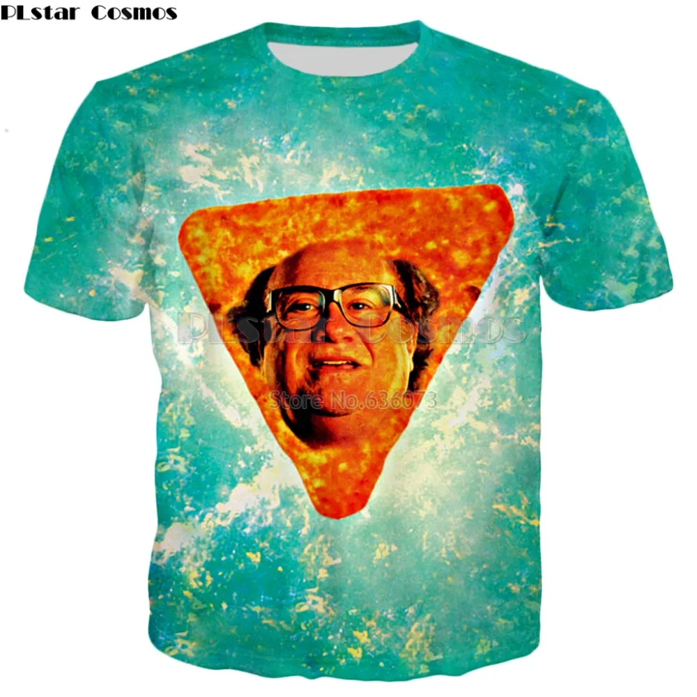 PLstar Cosmos 2020 summer New Fashion Women Men T-shirt Danny DeVito in Nacho Cheese Flavor 3D Print Casual Cool t shirt