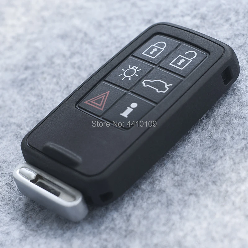 

6 Button Smart Car Key Shell Case Fob For Volvo S60 V60 S80 XC70 XC60 V70 2008-2017 Remote Cover Accessories