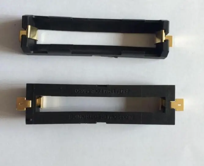 5 개/몫 고품질 1X 18650 배터리 홀더 SMD 청동 핀 18650 배터리 저장 상자 TBH-18650-1C-SMT