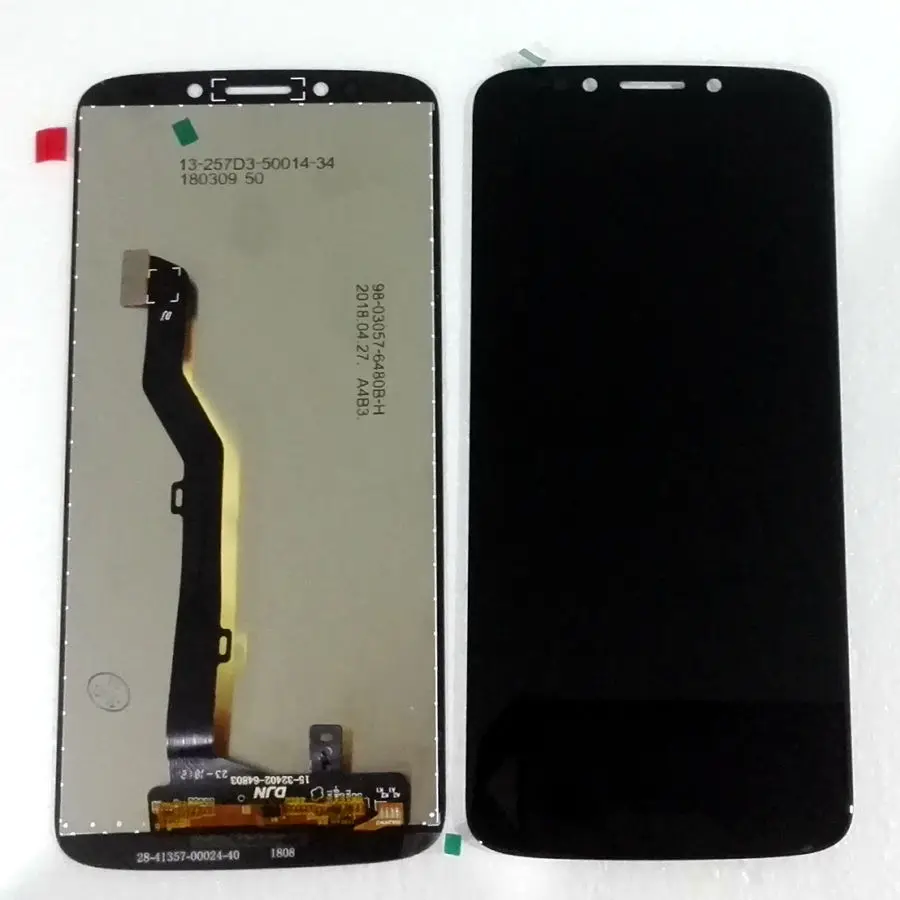 

For Motorola Moto G6 play / g6play Xt1922 XT1922-2 Lcd Display+Touch Glass screen digitizer assembly Pantalla black/white