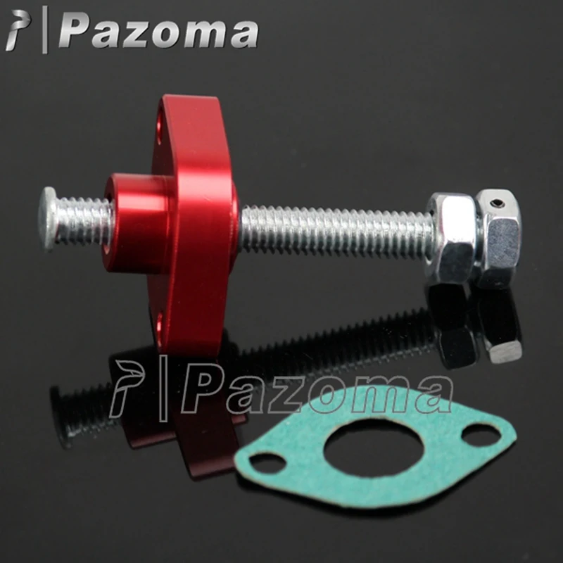 Red Timing Cam Chain Tensioner Manual Adjuster For Kawasaki Vn 750 700 Vulcan Vn 1500 1600 Zl 600 900 Klf Klt Kvf 220 250 300