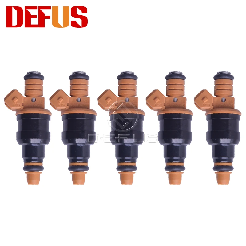 

DEFUS 5x Fuel Injector Nozzle Bico 0280150785 High Performance For Volvo 850 2.3L 2.4L I5 Turbocharged 94-97 NEW 0 280 150 785