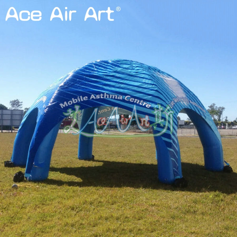 8m Diameter Inflatable Spider Tent Outdoor Spider Dome Trade Show Booth Marquee Gathering Place with Free Shipping