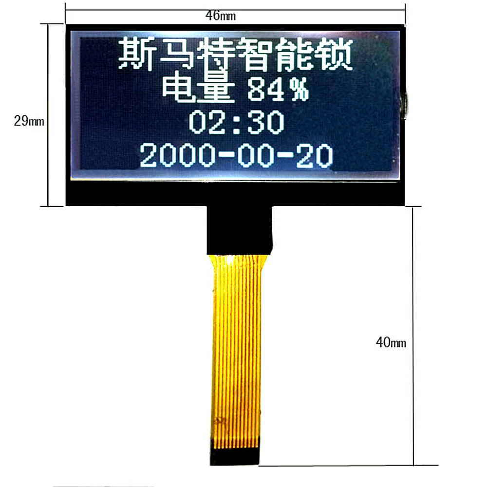 LX12864T2 12864 dot matrix screen COG12864 LCD display LCD display 12PIN