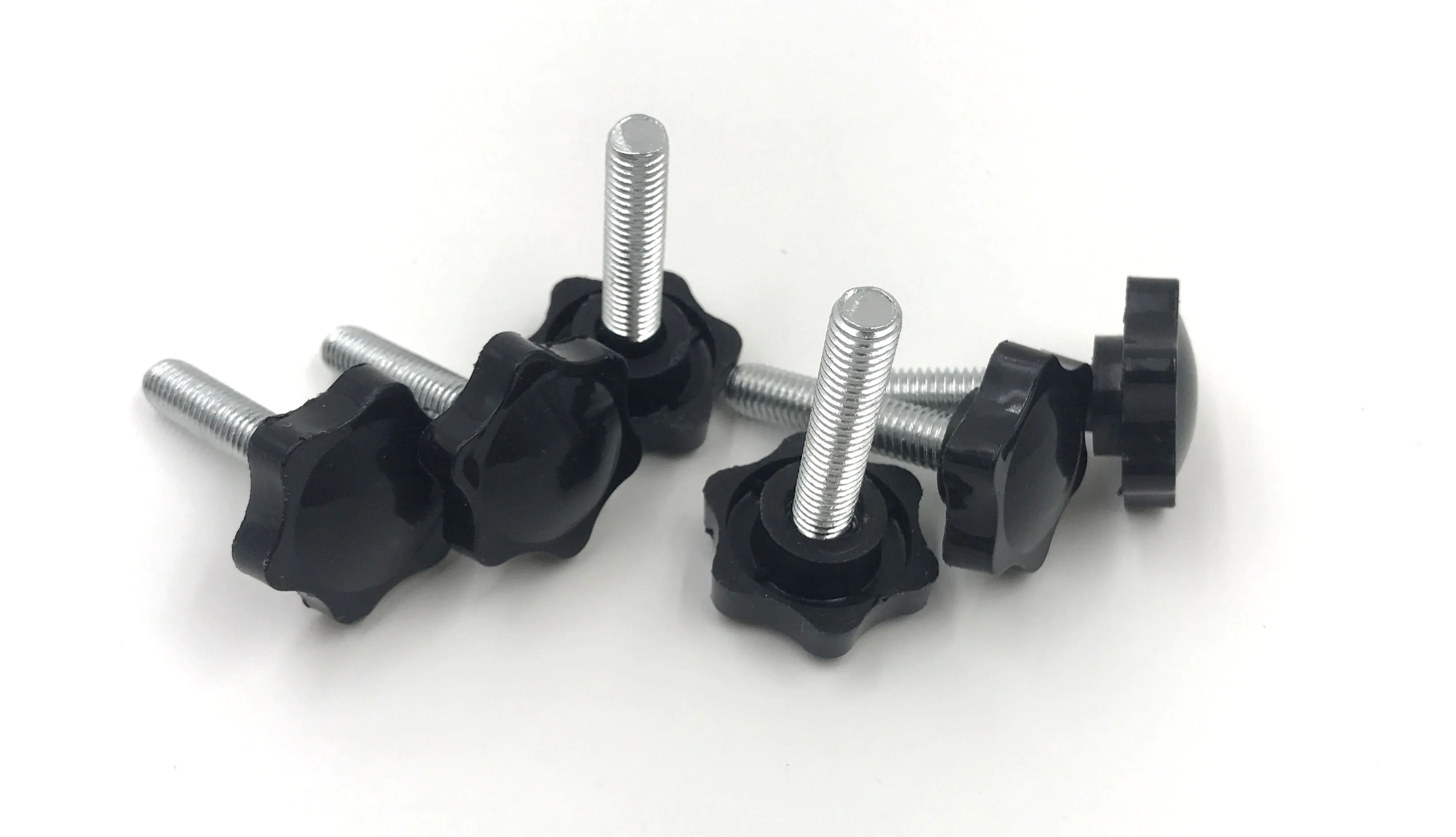 5 Chiếc M6 M8 M10 Đen Bakelite Tay Vít Tròn/Fillister Đầu Tay Nhựa Ốc Vít